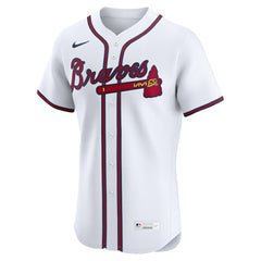 Atlanta Braves Home Elite Custom Jersey - White