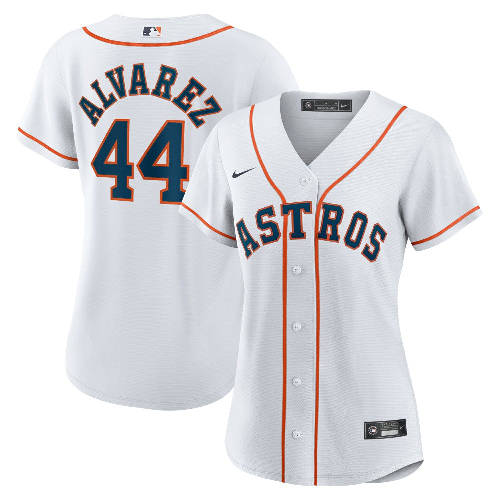 Yordan Alvarez Houston Astros Women's Home Replica Jersey - White