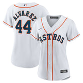 Yordan Alvarez Houston Astros Women's Home Replica Jersey - White