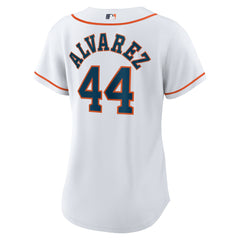 Yordan Alvarez Houston Astros Women's Home Replica Jersey - White