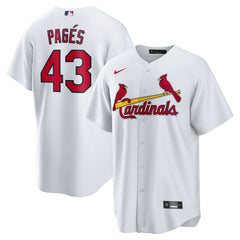Pedro Pag¨¦s St. Louis Cardinals Home Replica Jersey - White