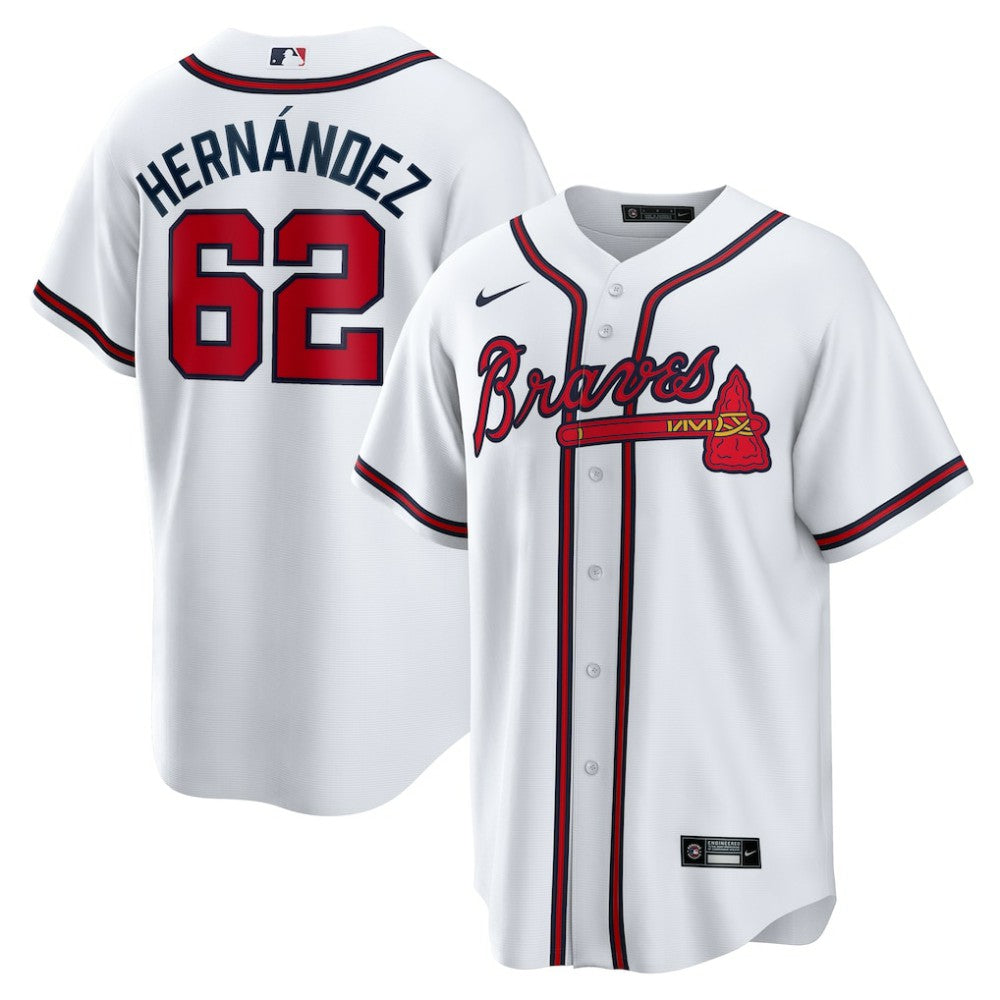 Daysbel Hernandez Atlanta Braves Home Replica Jersey - White