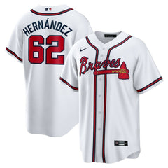 Daysbel Hernandez Atlanta Braves Home Replica Jersey - White