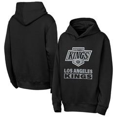 Los Angeles Kings Outerstuff Youth Back to Basics Hoodie Black