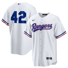 Texas Rangers Home 2025 Jackie Robinson Day Replica Jersey - White