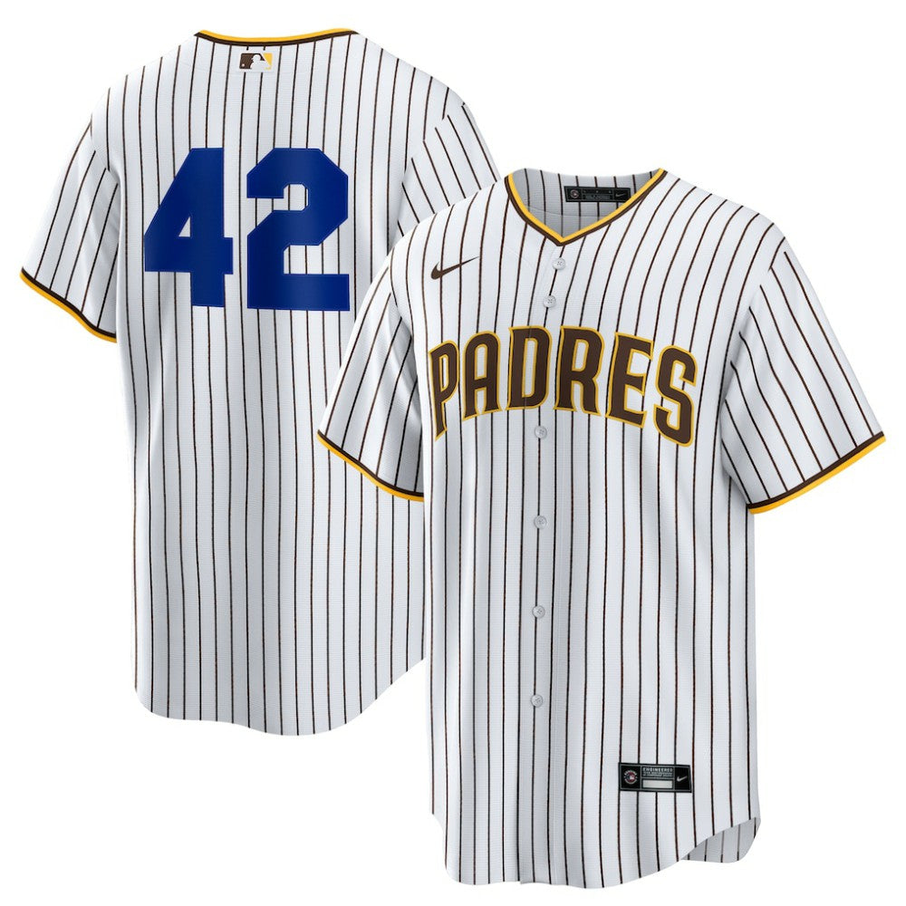 San Diego Padres Home 2025 Jackie Robinson Day Replica Jersey - White