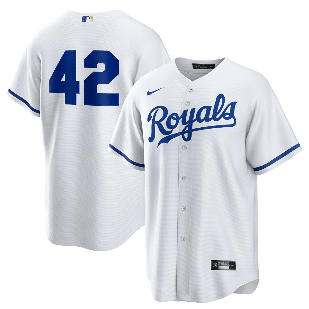 Kansas City Royals Home 2025 Jackie Robinson Day Replica Jersey - White
