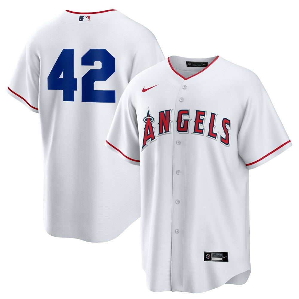 Los Angeles Angels Home 2025 Jackie Robinson Day Replica Jersey - White