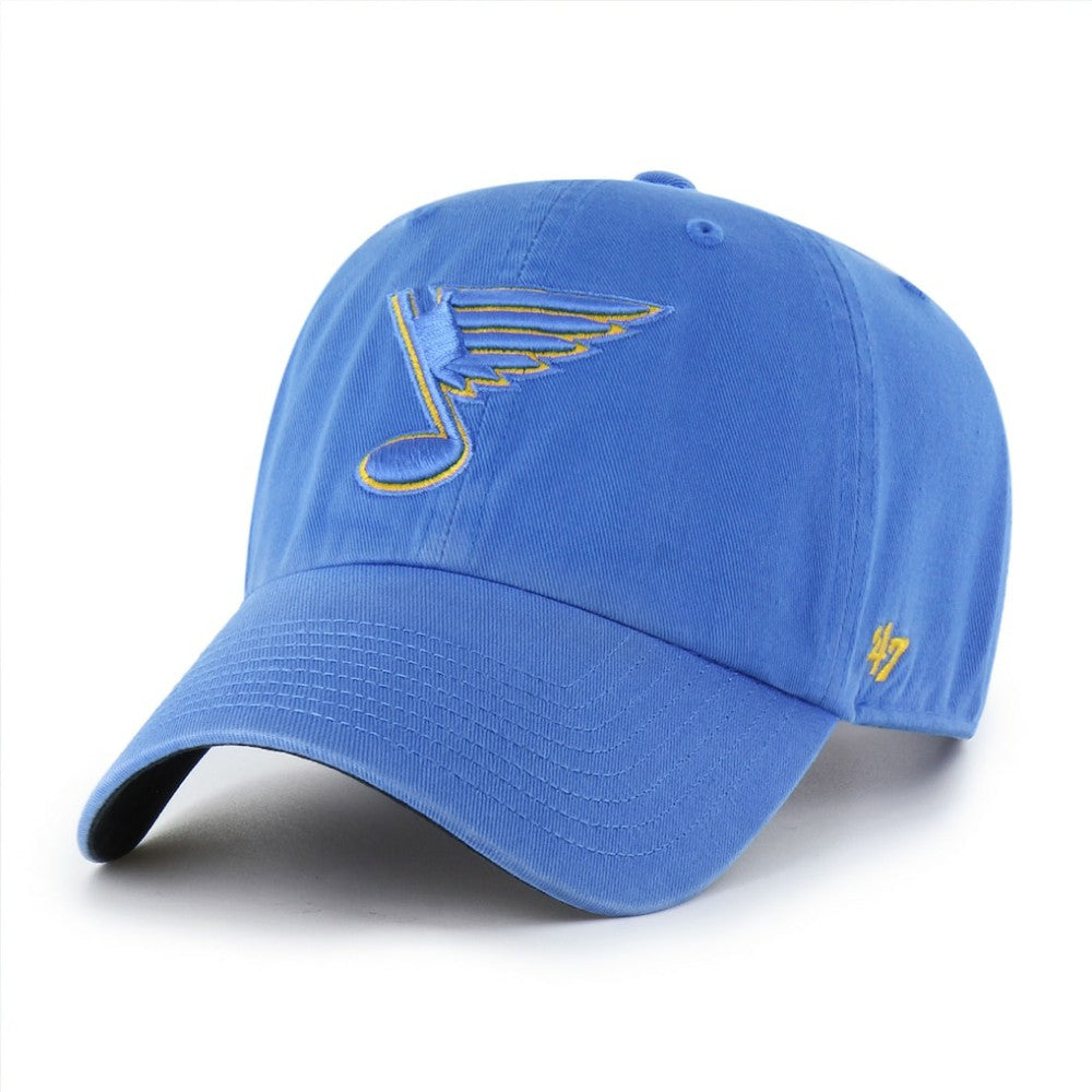 St. Louis Blues '47 Core Logo Clean Up Adjustable Hat Blue