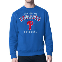 Philadelphia Phillies Starter Team Logo Fleece Pullover Sweatshirt Royal