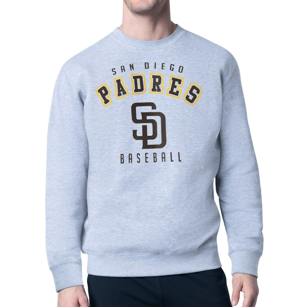 San Diego Padres Starter Team Logo Fleece Pullover Sweatshirt Gray