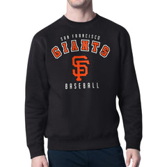 San Francisco Giants Starter Team Logo Fleece Pullover Sweatshirt Black