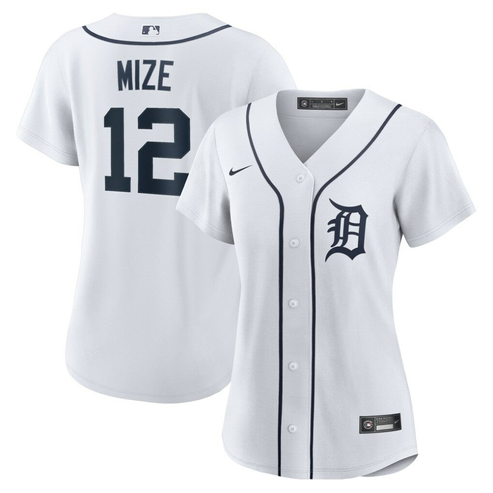 Casey Mize Detroit Tigers Women's Home Replica Jersey White | Nike
