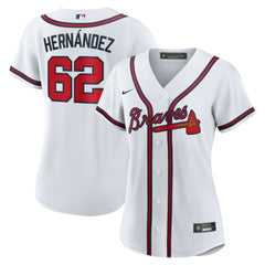 Daysbel Hernandez Atlanta Braves Women's Home Replica Jersey - White