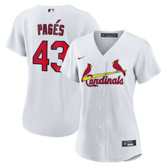 Pedro Pag¨¦s St. Louis Cardinals Women's Home Replica Jersey - White