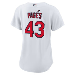 Pedro Pag¨¦s St. Louis Cardinals Women's Home Replica Jersey - White