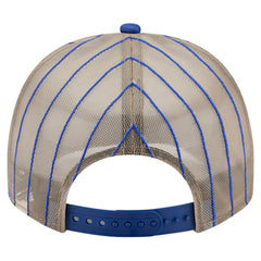 Texas Rangers Vintage Arched Foam Front 9FIFTY A-Frame Adjustable Trucker Hat Royal | New Era