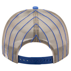 Atlanta Braves Vintage Arched Foam Front 9FIFTY A-Frame Adjustable Trucker Hat Royal | New Era