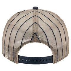 Houston Astros Vintage Arched Foam Front 9FIFTY A-Frame Adjustable Trucker Hat Navy | New Era