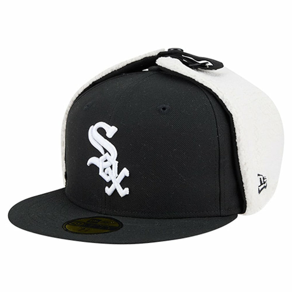 Chicago White Sox Dog Ear Classic 59FIFTY Fitted Hat Black | New Era