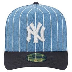 New York Yankees Parallel A-Frame 59FIFTY Fitted Hat Blue/Navy | New Era