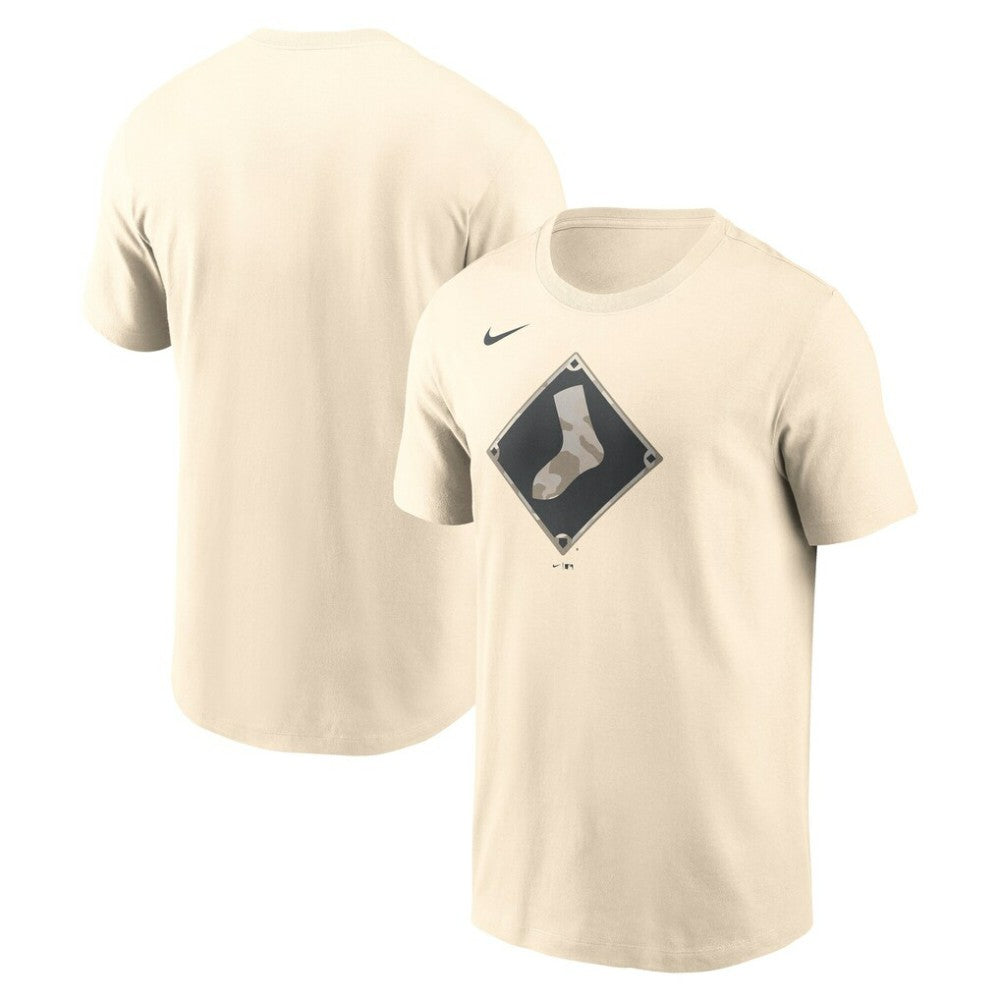 Chicago White Sox Camo Logo T-Shirt Cream | Nike