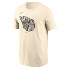 Cleveland Guardians Camo Logo T-Shirt Cream | Nike