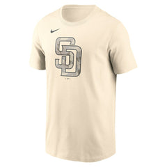 San Diego Padres Camo Logo T-Shirt Cream | Nike
