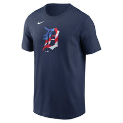 Detroit Tigers Americana T-Shirt Navy | Nike