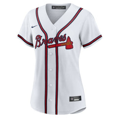 Ozzie Albies Atlanta Braves Women's Home Replica Jersey - White