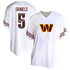 Jayden Daniels Washington Commanders Women's Plus Size Fashion Jersey - White discount