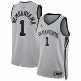 Victor Wembanyama San Antonio Spurs Jordan Brand Unisex Swingman Jersey - Statement Edition - Silver discount