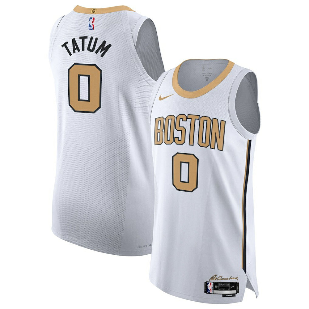 Jayson Tatum Boston Celtics Unisex 2025/26 Authentic Jersey - City Edition - White