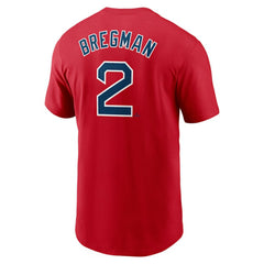 Alex Bregman Boston Red Sox Fuse Name & Number T-Shirt Red | Nike