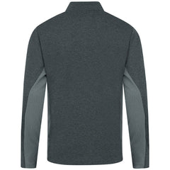 Seattle Mariners Levelwear Waffle Insignia 2.0 Quarter-Zip Pullover Heather Black