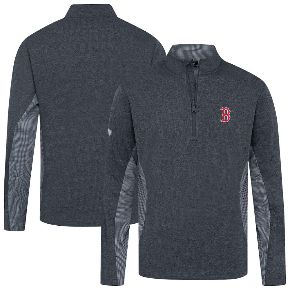 Boston Red Sox Levelwear Waffle Insignia 2.0 Quarter-Zip Pullover Navy