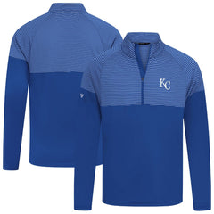 Kansas City Royals Levelwear Classic Stripes Insignia 2.0 Pullover Royal