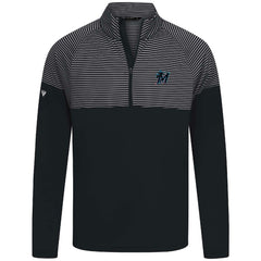 Miami Marlins Levelwear Classic Stripes Insignia 2.0 Pullover Black