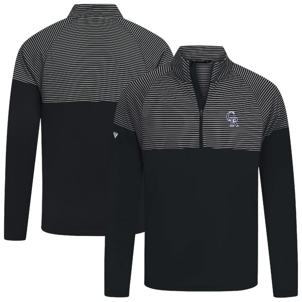 Colorado Rockies Levelwear Classic Stripes Insignia 2.0 Pullover Black