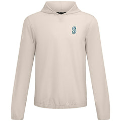 Seattle Mariners Levelwear Action Insignia 2.0 Pullover Hoodie Khaki