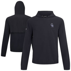 Colorado Rockies Levelwear Action Insignia 2.0 Pullover Hoodie Black