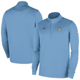 Memphis Grizzlies 2025/26 City Edition Remix Authentic Coaches Dri-FIT Half-Zip Top Light Blue - Nike