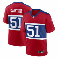 Abdul Carter New York Giants First Round Pick Alternate Game Jersey - Red