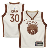 Stephen Curry Golden State Warriors Preschool 2025/26 City Edition Swingman Jersey sale - Tan