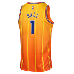 LaMelo Ball Charlotte Hornets Youth 2025/26 City Edition Swingman Jersey - Orange