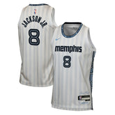 Jaren Jackson Jr. Memphis Grizzlies Youth 2025/26 City Edition Swingman Jersey White - Nike