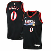 Tyrese Maxey Philadelphia 76ers Youth Swingman Jersey - Classic Edition - Black
