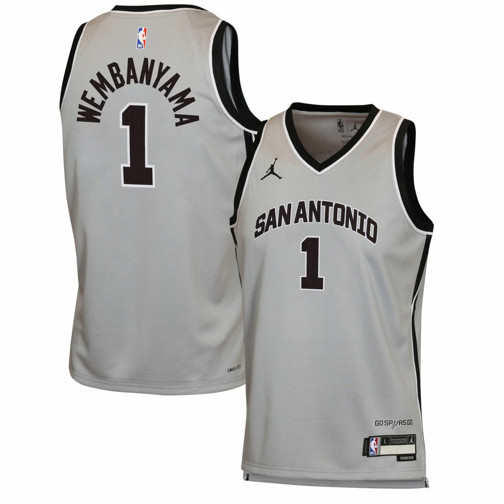 Victor Wembanyama San Antonio Spurs Jordan Brand Youth Swingman Jersey - Statement Edition - Silver shop