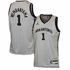Victor Wembanyama San Antonio Spurs Jordan Brand Youth Swingman Jersey - Statement Edition - Silver shop