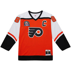 Eric Lindros Philadelphia Flyers Mitchell & Ness Big & Tall 1996-97 Blue Line 2.0 Jersey Orange